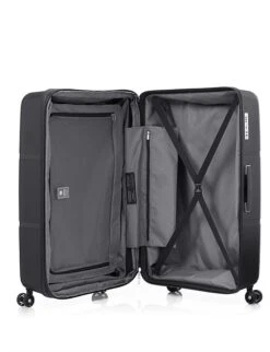 Samsonite Interlace Exp Spinner 81cm Black -Cheap Voyage Vault Store 2436605 21819271 7893962