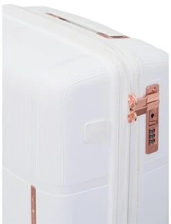 Samsonite Interlace Exp Spinner 55cm White -Cheap Voyage Vault Store 2436606 21819258 7894005