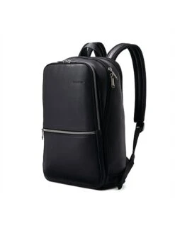 Samsonite Classic Leather Slim Backpack 40.6cm Black