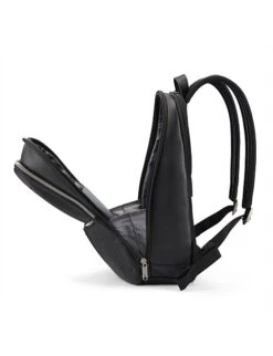 Samsonite Classic Leather Slim Backpack 40.6cm Black -Cheap Voyage Vault Store 2437931 21824844 7811513
