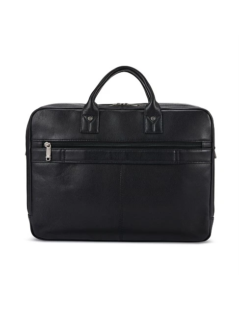 Samsonite Classic Leather Toploader 30.5cm Black 4 Samsonite Classic Leather Toploader 30.5cm Black - Image 4