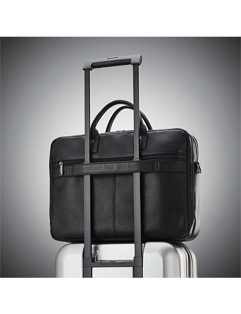 Samsonite Classic Leather Toploader 30.5cm Black 8 Samsonite Classic Leather Toploader 30.5cm Black - Image 8