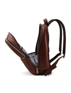 Samsonite CLASSIC LEATHER SLIM BACKPACK MAHOGANY -Cheap Voyage Vault Store 2583003 22470585 12730969
