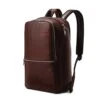 Samsonite CLASSIC LEATHER SLIM BACKPACK MAHOGANY