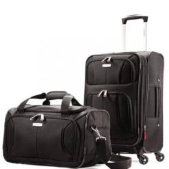 Samsonite Aspire Xlite Expandable 20" Carry On With Boarding Bag