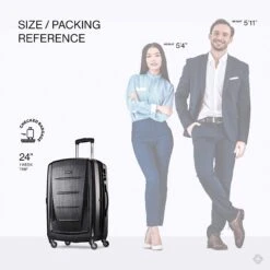 Samsonite Winfield 2 24" 4-Wheel Medium Luggage -Cheap Voyage Vault Store d5d5add79370ca4caba012e047ddaff1d4e26f75de1b561723f7084749b9dcd5
